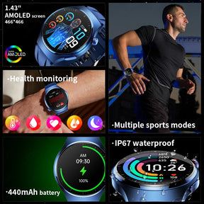 Rolf™ HealthGuard Smartwatch Pro