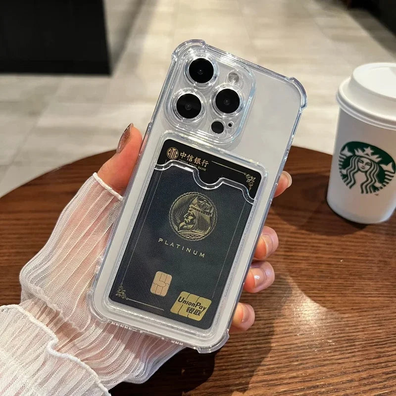 Enhanced Luxury Soft Card Bag Phone Case
